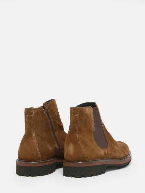 Chelsea Boots Benson En Cuir Mephisto Marron men P5143617 vue secondaire 2