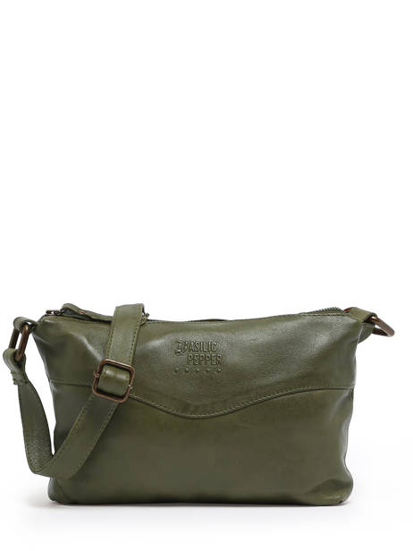 Sac Bandoulière Cow Cuir Basilic pepper Vert cow BCOW68