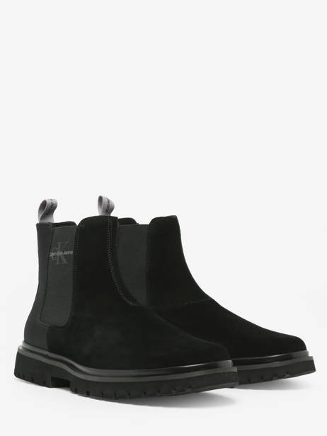 Chelsea Boots En Cuir Calvin klein jeans Noir men 76400T vue secondaire 3