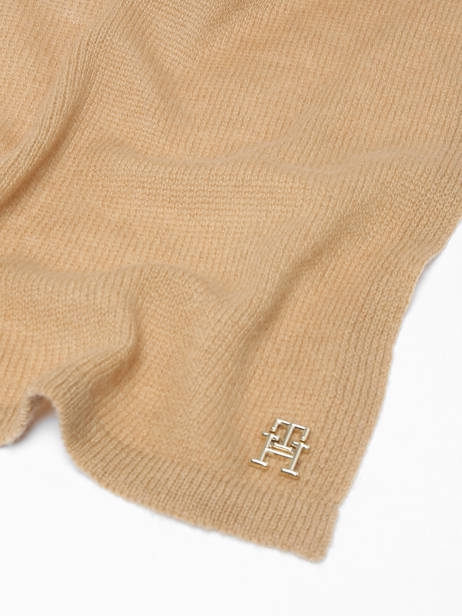 Écharpe Tommy hilfiger Beige cashmere chic AW15343 vue secondaire 1