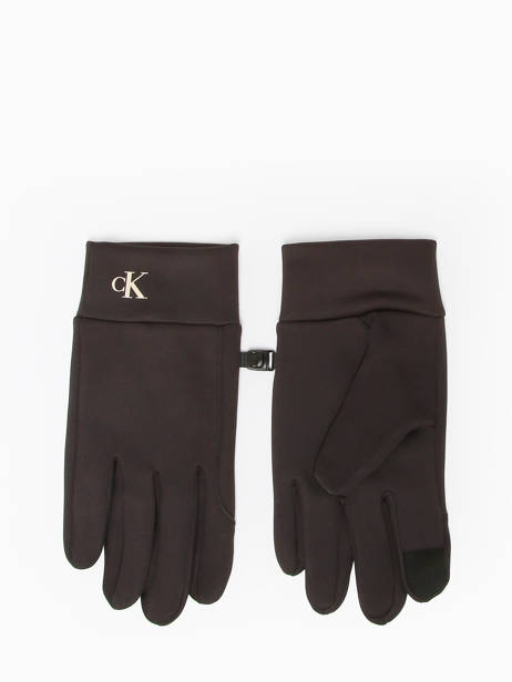 Gants Calvin klein jeans Noir monologo K511178 vue secondaire 1