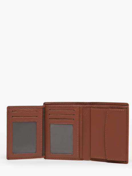 Coffret Cadeaux Portefeuille Et Porte-clefs Cuir Yves renard Marron foulonne 23419X vue secondaire 3