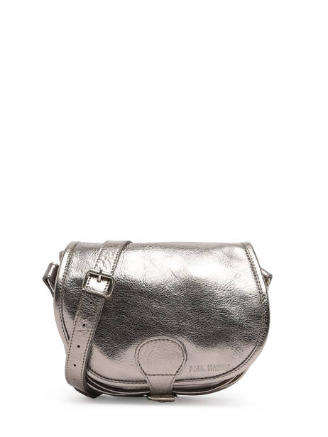 Sac Lebohemien Cuir Paul marius Argent vintage BOHEMIEN