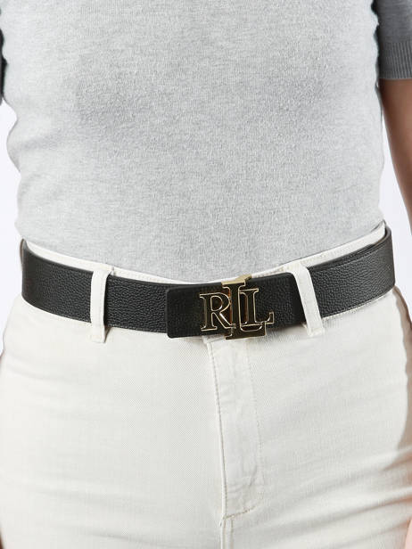 Ceinture Lauren ralph lauren Noir elmswood 12912040 vue secondaire 1