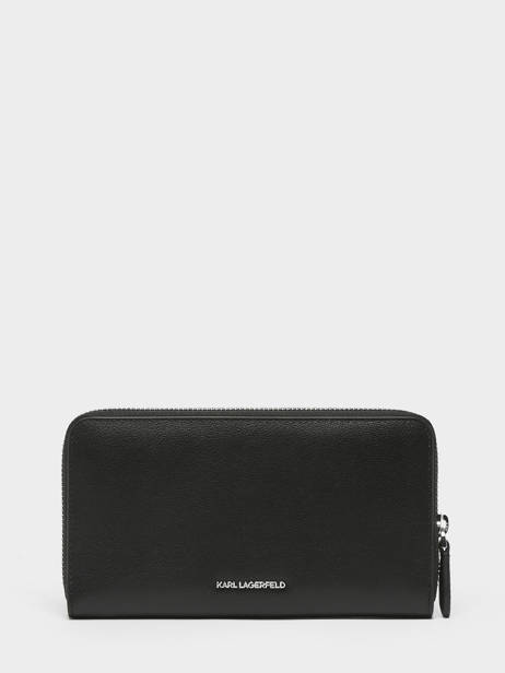 Portefeuille K/ikonik 2.0 Cuir Karl lagerfeld Noir k ikonic 2.0 240W3260 vue secondaire 2