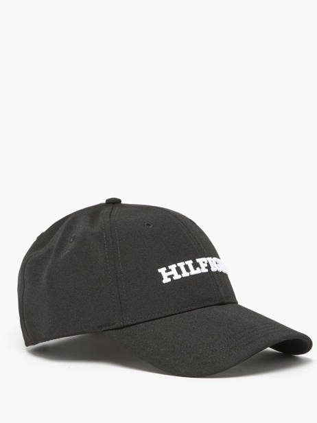 Casquette Tommy hilfiger Noir th monotype AM12043 vue secondaire 1