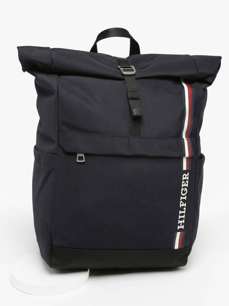 Sac à Dos Tommy hilfiger Bleu th monotype AM11792 vue secondaire 2