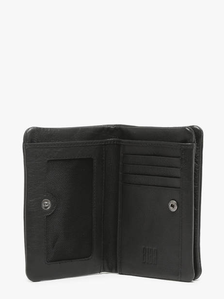 Portefeuille Cuir Biba Noir wallet SFM4L vue secondaire 1