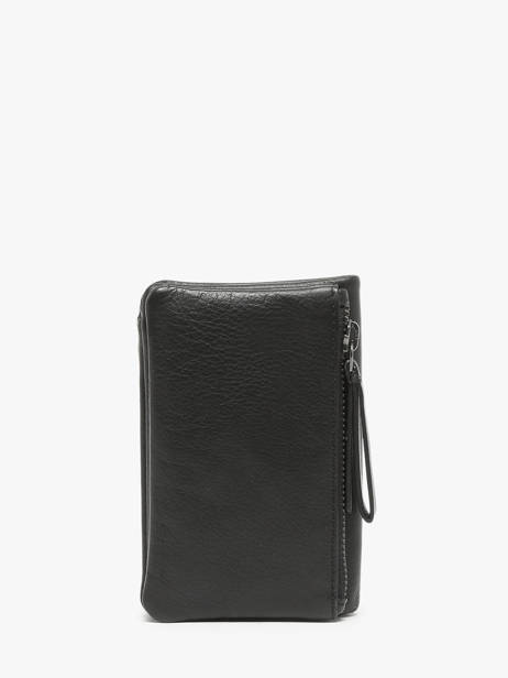 Portefeuille Cuir Biba Noir wallet SFM4L vue secondaire 2