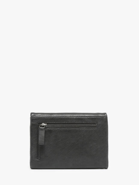 Portefeuille Cuir Biba Noir wallet TOT1L vue secondaire 2