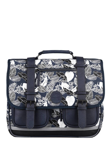 Cartable 2 Compartiments Cameleon Bleu vintage urban PBVBCR38