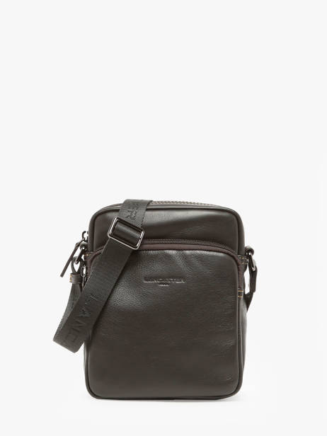 Sac Bandoulière Lancaster Marron soft vintage homme 10