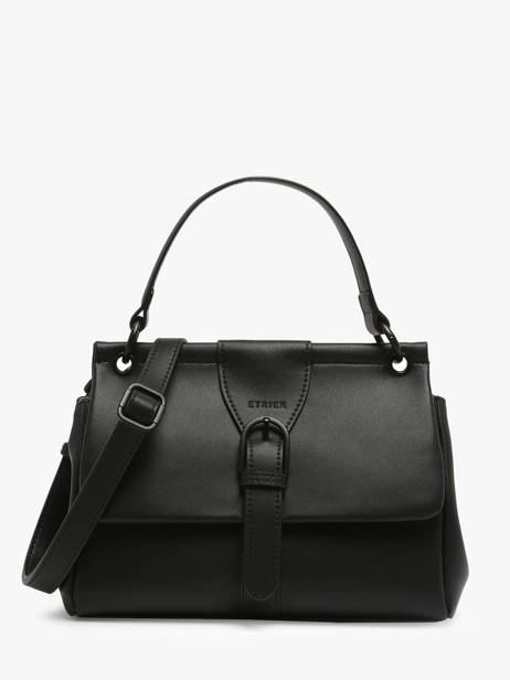 Sac Bandoulière Oxer Cuir Etrier Noir oxer EOXE001M