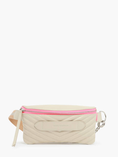 Sac Ceinture Coachella Matelassé Cuir Marie martens Beige coachella VLQ