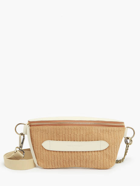 Sac Ceinture Neufmille Cuir Daim Façon Tressé Marie martens Beige neufmille CVT