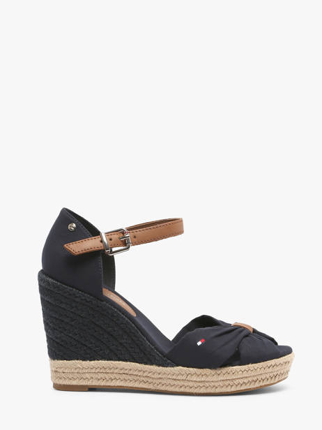 Sandales Semelle Compensée Tommy hilfiger Bleu women 4784DW6