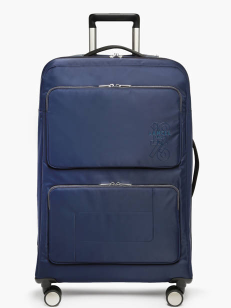 Valise Souple Leo Nylon Recyclé Lancel Bleu leo A12485