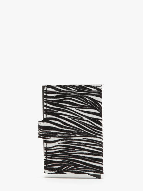 Porte-cartes Mini Zébra Cuir Secrid Noir zebra MZE vue secondaire 3