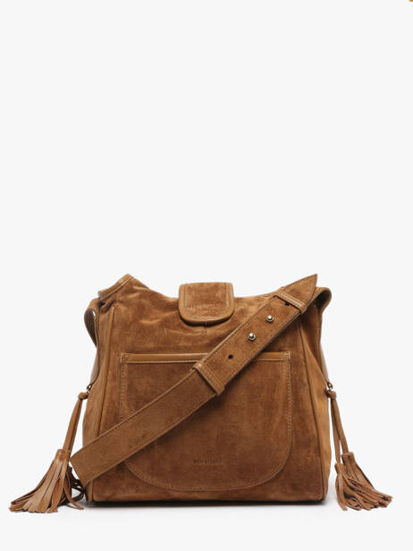 Sac Bandoulière Jim Cuir Great by sandie Beige jim LAM vue secondaire 4