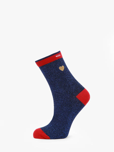 Chaussettes Cabaia Bleu socks women SEK