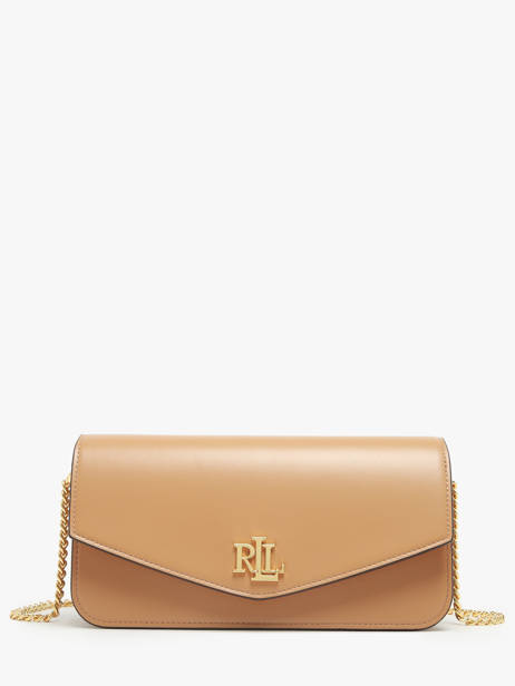 Sac Porté épaule Sawyer Cuir Lauren ralph lauren Beige sawyer 31934746