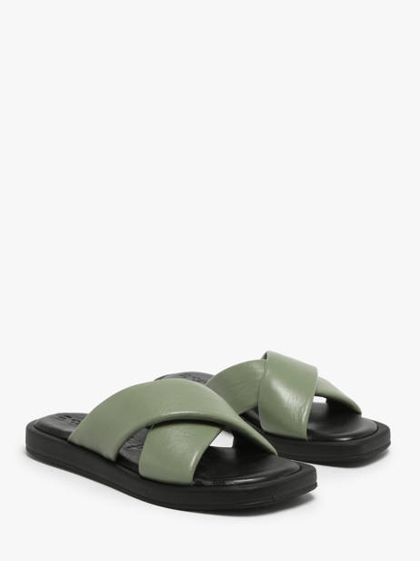 Mules En Cuir Tamaris Vert women 42 vue secondaire 1