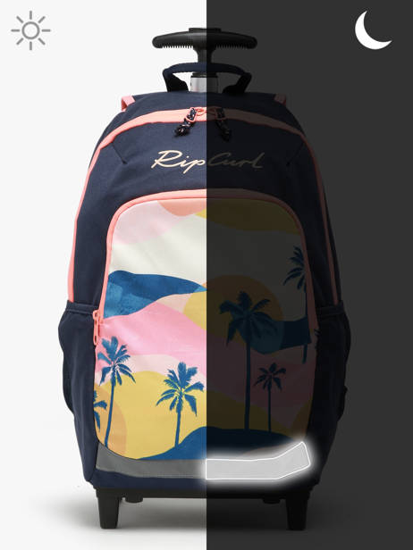 Sac A Dos à Roulettes 2 Compartiments Rip curl Multicolore mixed 3AWBA vue secondaire 5