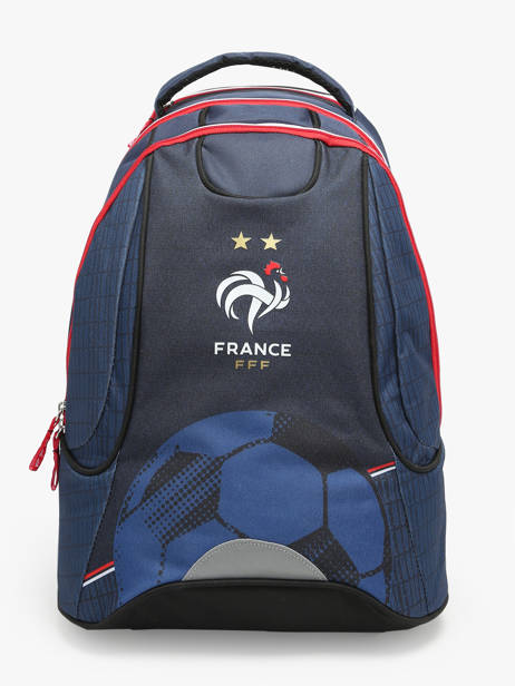 Sac A Dos à Roulettes 2 Compartiments Federat. france football Bleu fff 23CX204R