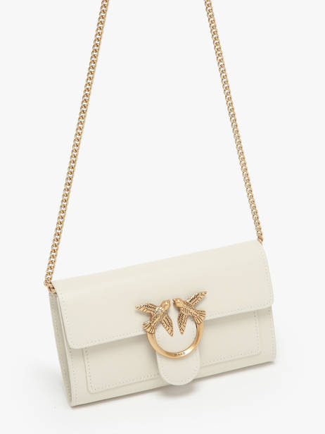 Sac Bandoulière Love Bag Icon Cuir Pinko Blanc love bag icon A0F1 vue secondaire 2