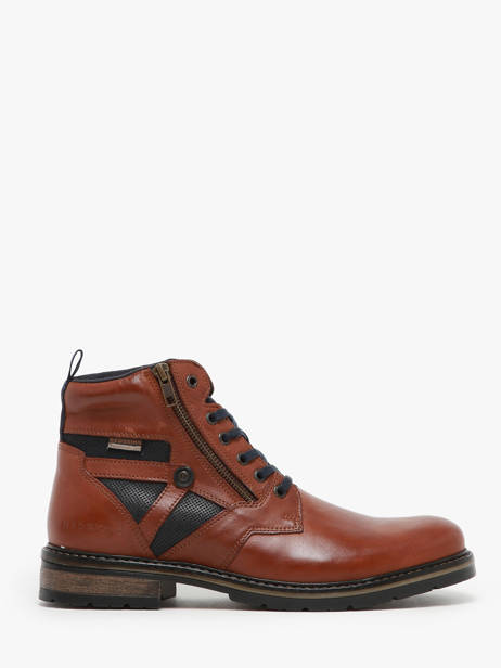 Boots Eternel En Cuir Redskins Marron men ETERNEL