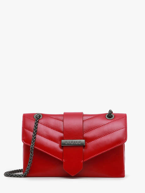 Sac BandouliÃ¨re Jana Amour Cuir Etrier Rouge jana amour EJAM002R