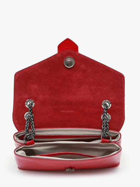 Sac BandouliÃ¨re Jana Amour Cuir Etrier Rouge jana amour EJAM002R vue secondaire 3