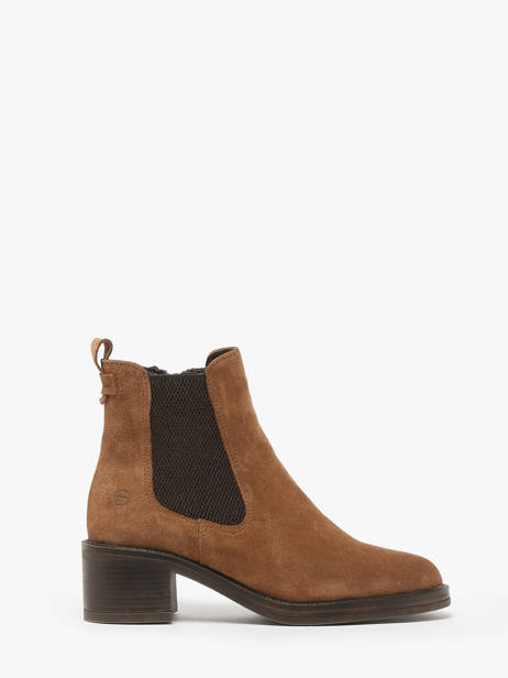 Bottines En Cuir Tamaris Marron women 43