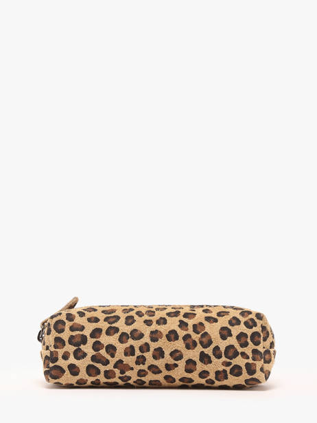 Trousse Cuir Milano Multicolore velvet leopardo VL22116