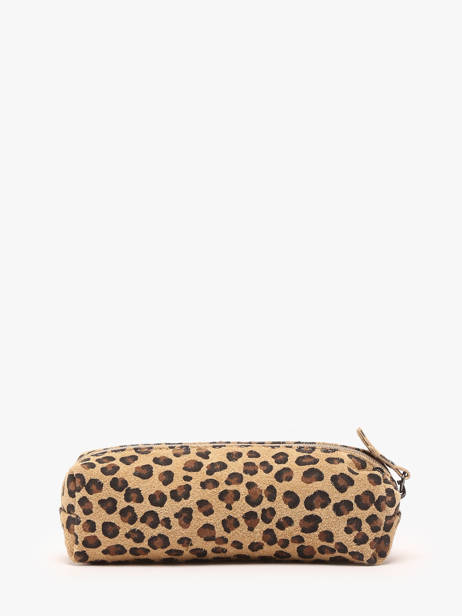 Trousse Cuir Milano Multicolore velvet leopardo VL22116 vue secondaire 2