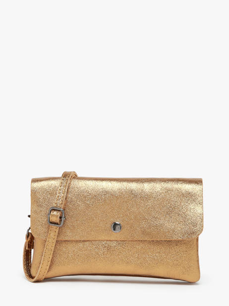 Sac Bandoulière Nine Cuir Milano Or nine NI23067