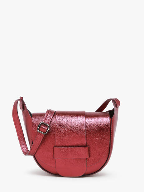 Sac Bandoulière Nine Cuir Milano Rouge nine NI24064