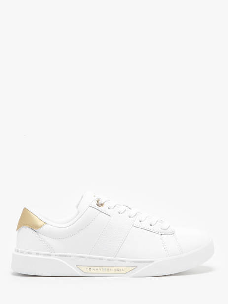 Sneakers En Cuir Tommy hilfiger Blanc women 7998YBS