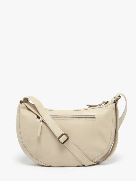 Sac Bandoulière Cow Cuir Basilic pepper Beige cow BCOW71 vue secondaire 4