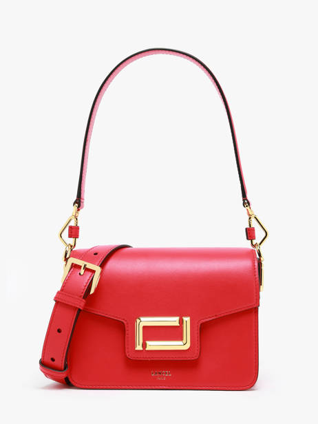 Sac Bandoulière Angele Cuir Lancel Rouge angele A13147