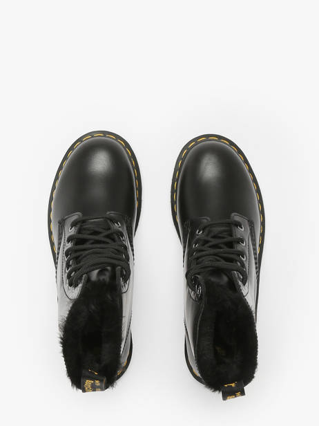 Bottines 1460 Serena En Cuir Dr martens Noir women Boots 1460 Serena Doublées de Fourrure Synthétique vue secondaire 4