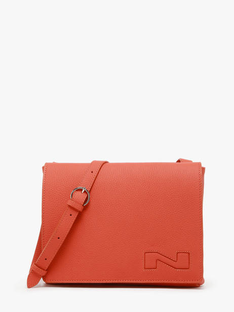 Sac Bandoulière Brugge Cuir Nathan baume Orange n city 2