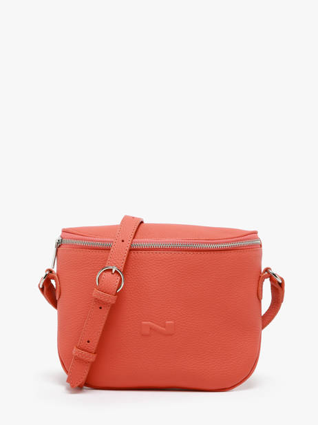 Sac Bandoulière Camden Bis Cuir Nathan baume Orange n city 1026