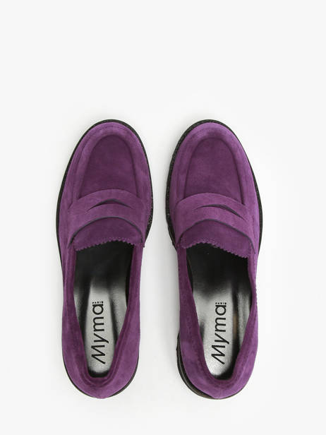 Mocassins En Cuir Myma Violet women 1 vue secondaire 4