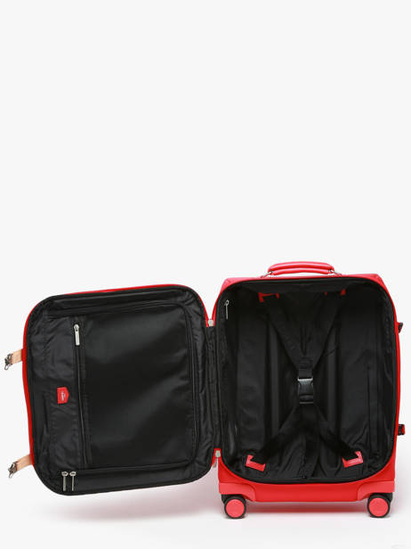 Valise Cabine Ouverture Frontale Néo Partance Lancel Rouge neo partance A12970 vue secondaire 2