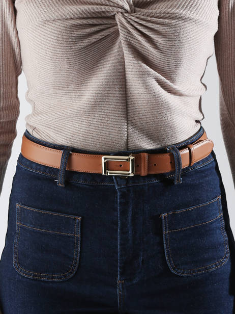 Ceinture Ajustable Lancel Marron angele A13256 vue secondaire 1