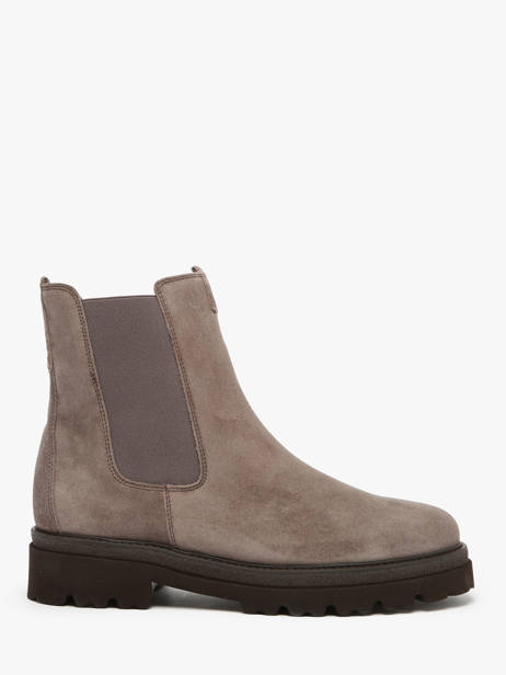 Chelsea Boots En Cuir Gabor Marron women 10