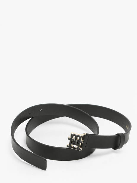 Ceinture Tommy hilfiger Noir logo AW16611 vue secondaire 3