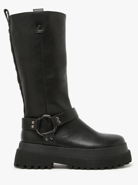 Bottes Pluto Biker Buffalo Noir women 1270103