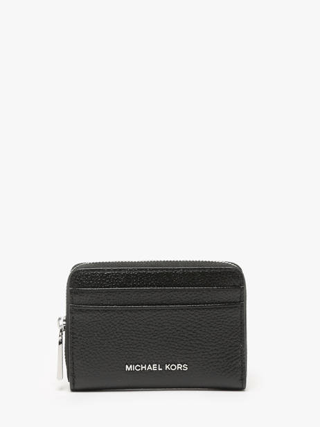 Porte-monnaie Cuir Michael kors Noir jet set T4SJ6Z5L